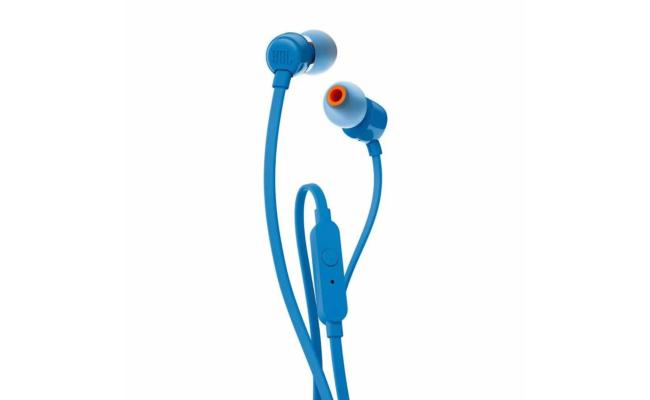 JBL TUNE110 Wired In-Ear Headphones – Blue